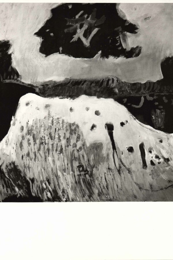 Karel Valter, Srdce borovice, acryl, 1979, foto: Rudolf Adamec